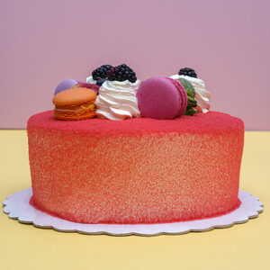 Velvet Berry Bliss Birthday Cake: A Symphony of Flavors and Colors