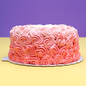 Velvety Vanilla Blossom Birthday Cake