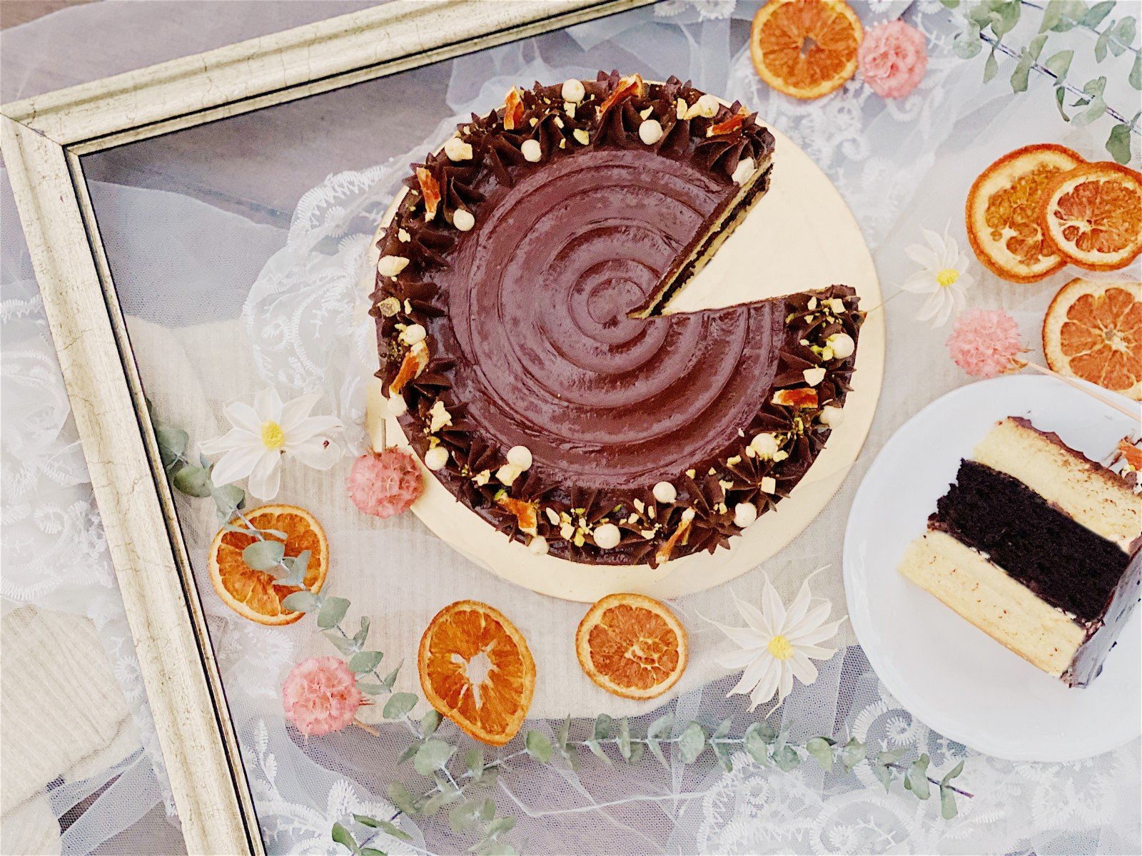 Each slice tells a story of love and commitment - make your wedding memorable with our decadent cakes.