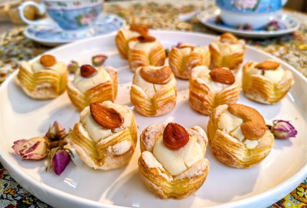 Traditional Persian Custard Tart
